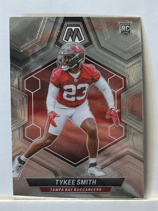 2024 Panini Mosaic Tykee Smith Tampa Bay Baccaneers Raw RC Card
