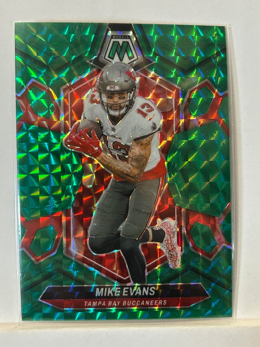 2024 Panini Mosaic Mike Evans Tamba Bay Baccaneers Green Mosaic Prizm